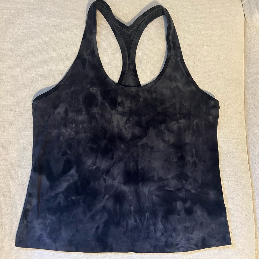 Lululemon Align Women's Black Tie-Dye Tank Top - Sz 8